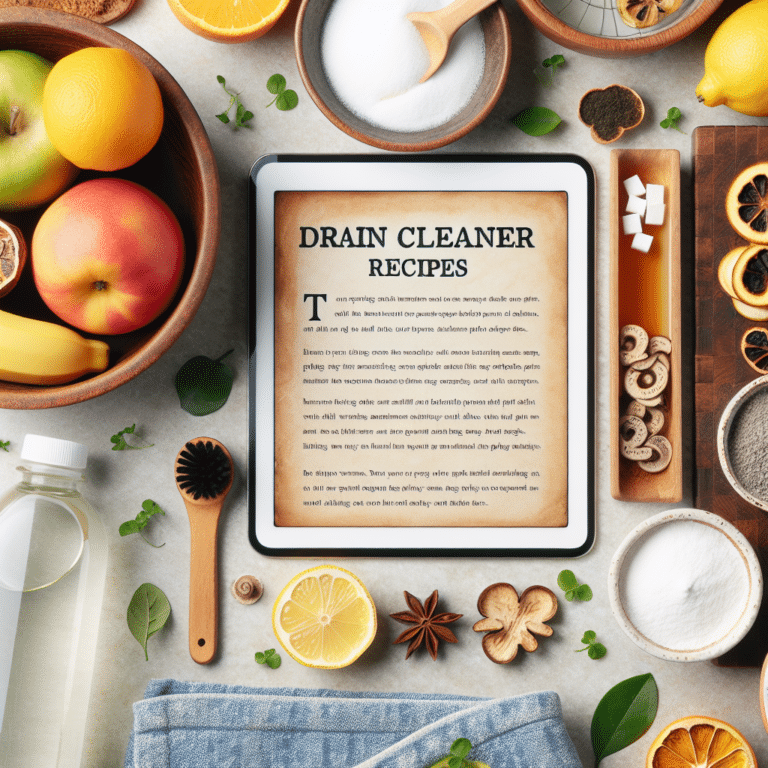 Natural and Effective Drain Cleaner Recipes
