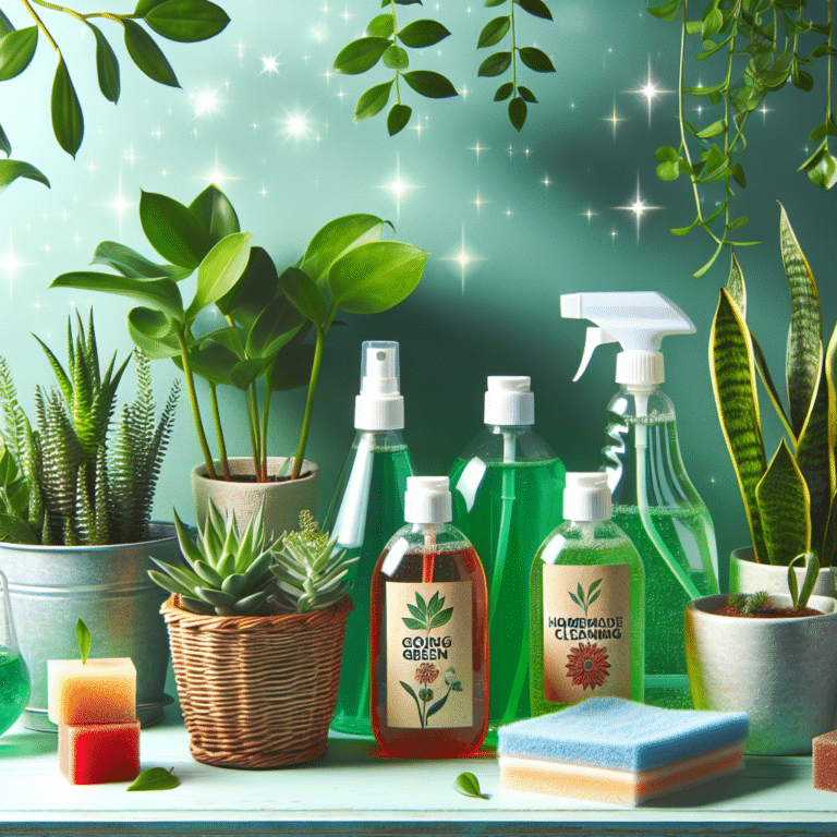 Going Green: Homemade Plant-Friendly Cleaning Solutions