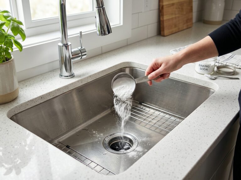 baking soda drain cleaner