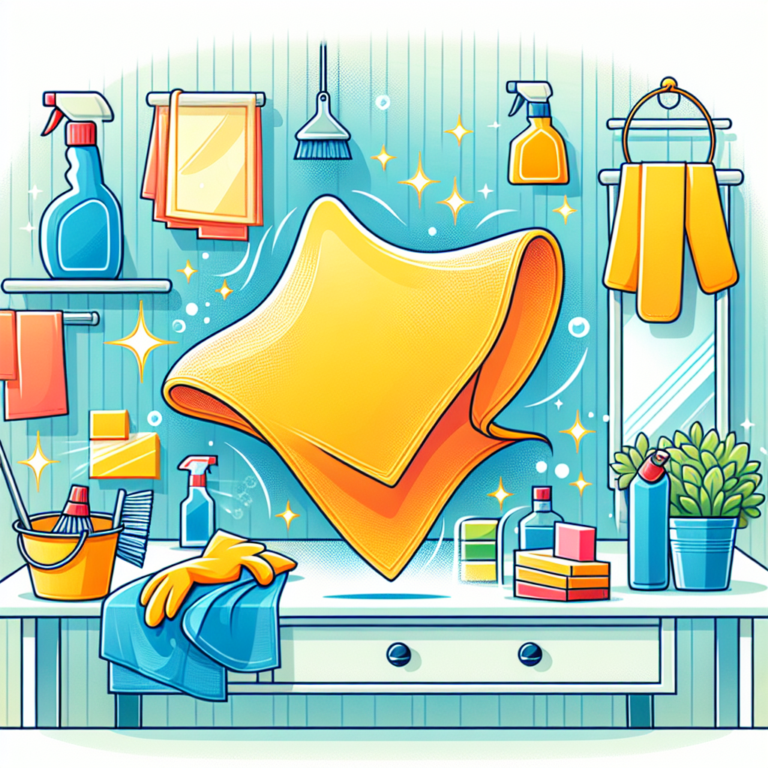 Maximize Cleaning Power with Reusable Microfiber Cloths