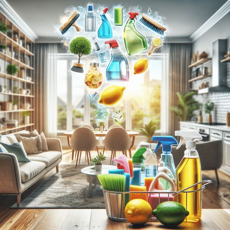 Reducing Chemicals in Home Cleaning