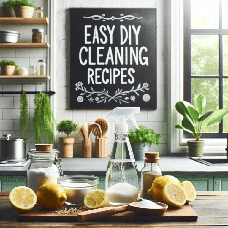 Eco-friendly Kitchen Cleaner Recipes You Must Try